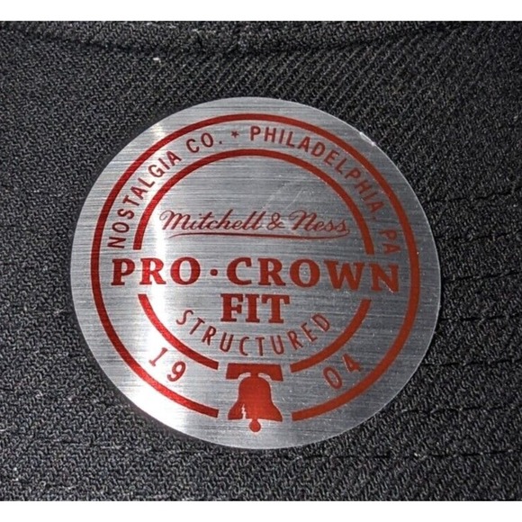 Denver Nuggets Mitchell & Ness HWC Panda Pro Black 25th Anniv Snapback Hat New - Picture 3 of 11